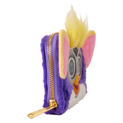 furby plush cosplay lenticular zip around wallet