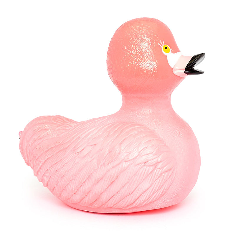 Pato flamante rosa