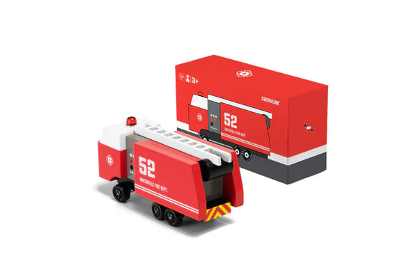 Camion dei pompieri in legno Candycar World - 52 Waterville Fire Dept.