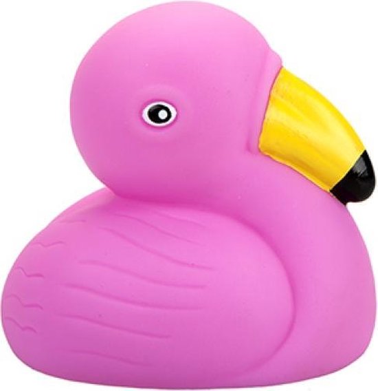 Piccolo fenicottero rosa da bagno