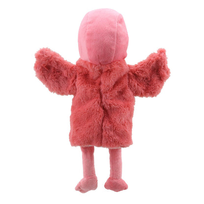 Marionnette Peluche Flamant Rose