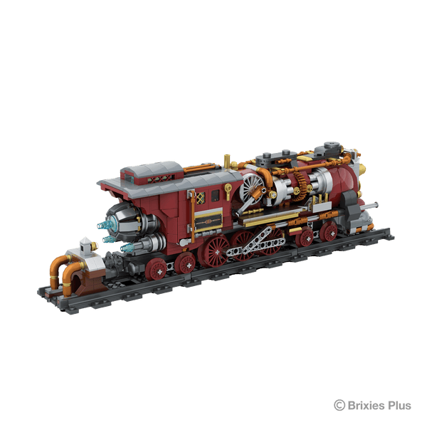 BRIXIES Plus  Steampunk Flying Train