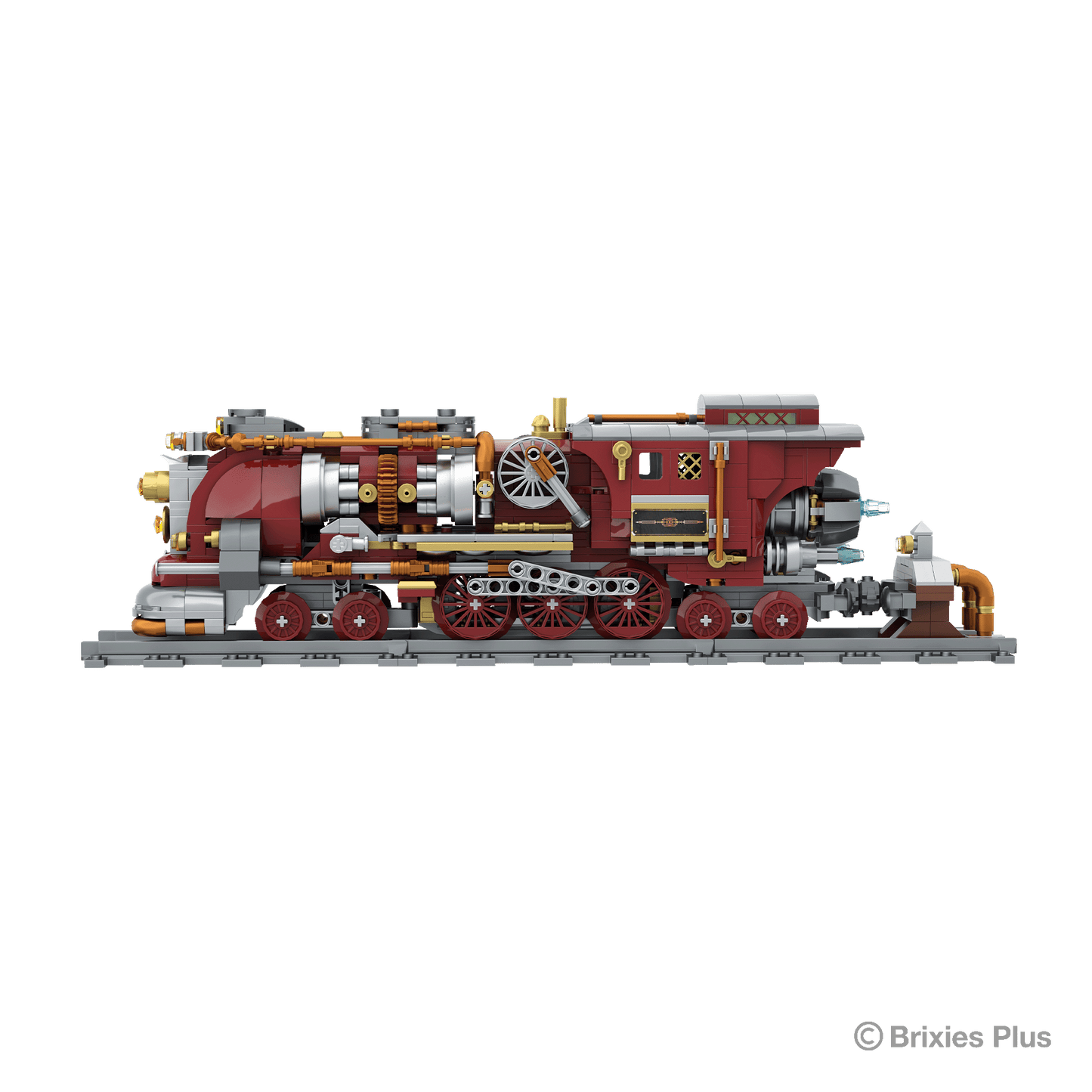 BRIXIES Plus  Steampunk Flying Train