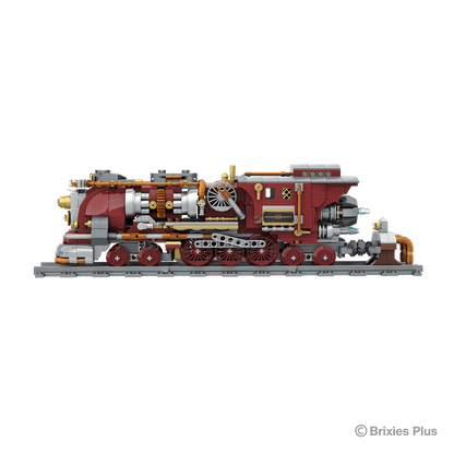 BRIXIES Plus  Steampunk Flying Train