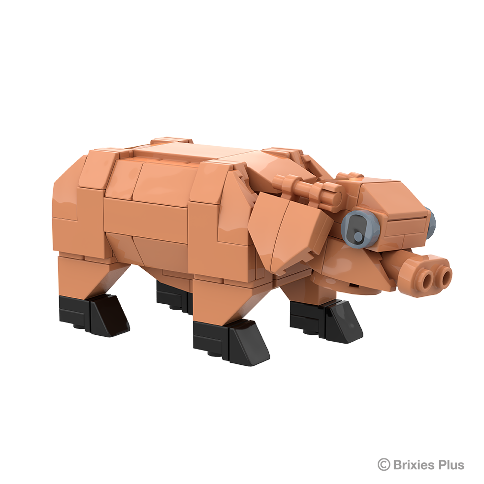 BRIXIES Plus Farmbuddies Schwein / Pig