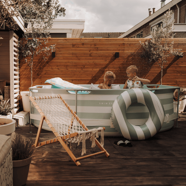 Frame Pool Round - Green/White - Essence - Ø 305 x 76 cm