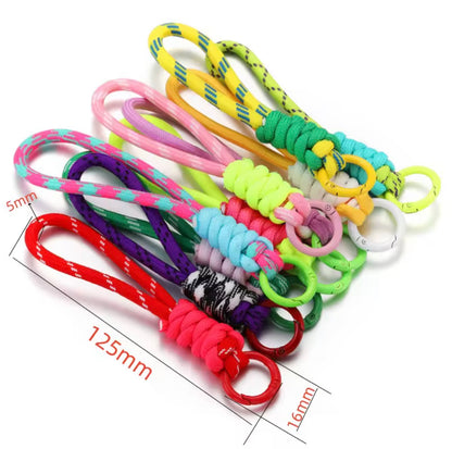 Llavero de cuerda trenzada