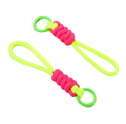 Llavero de cuerda trenzada