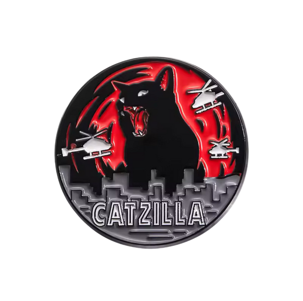 Spilla a forma di gatto Catzilla