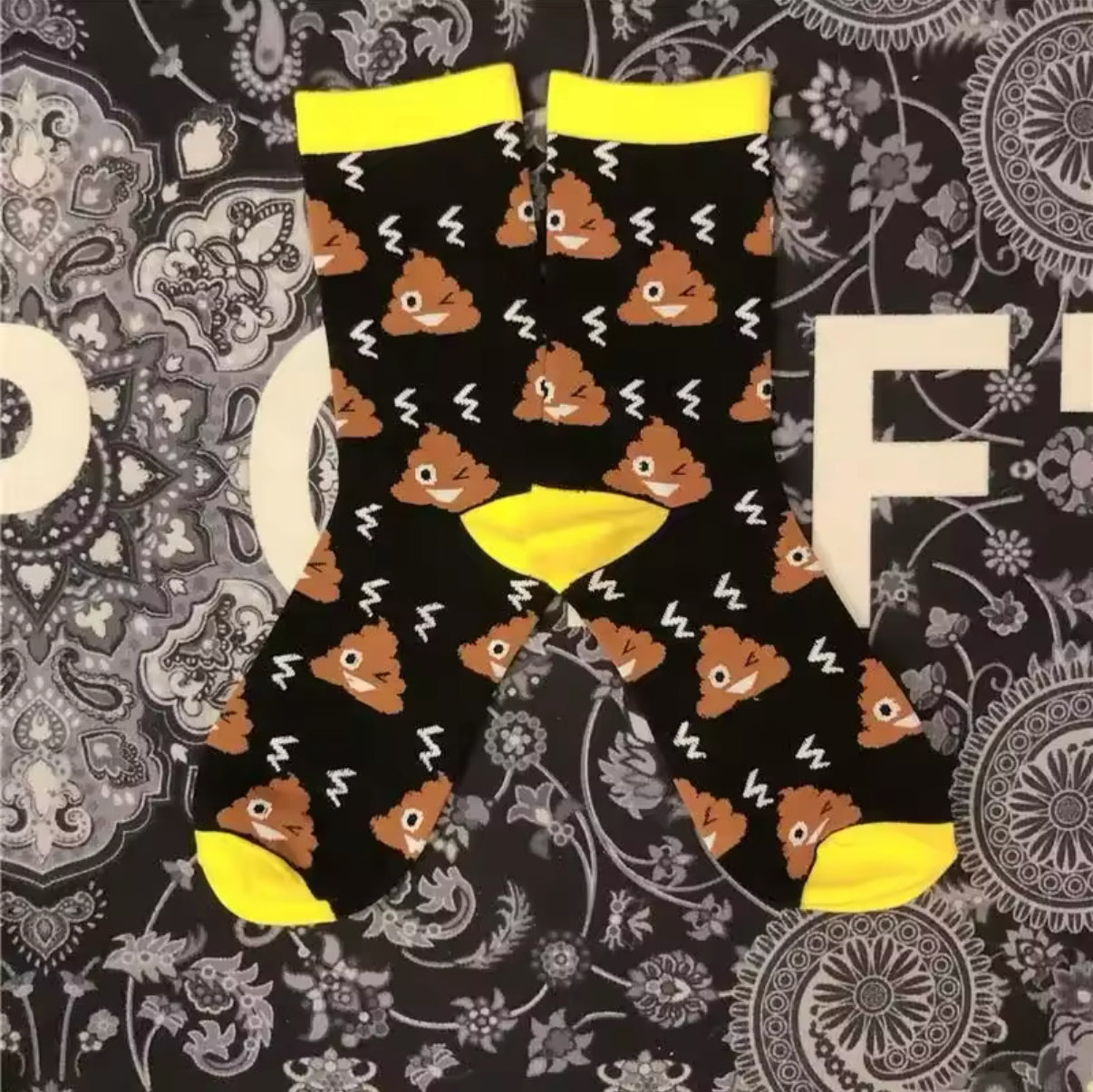 Chaussettes Caca Emoji