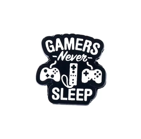 Spilla Gamer Never Sleeps