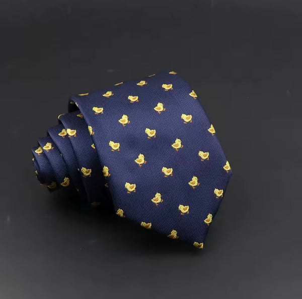 Corbata de pollito amarillo