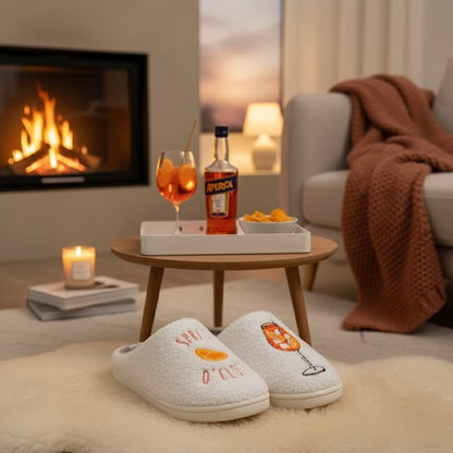 “Spritz O’Clock” slippers