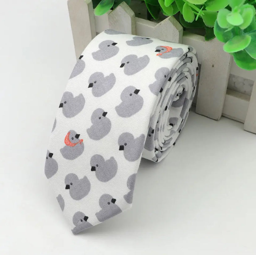 Grey Ducks Tie