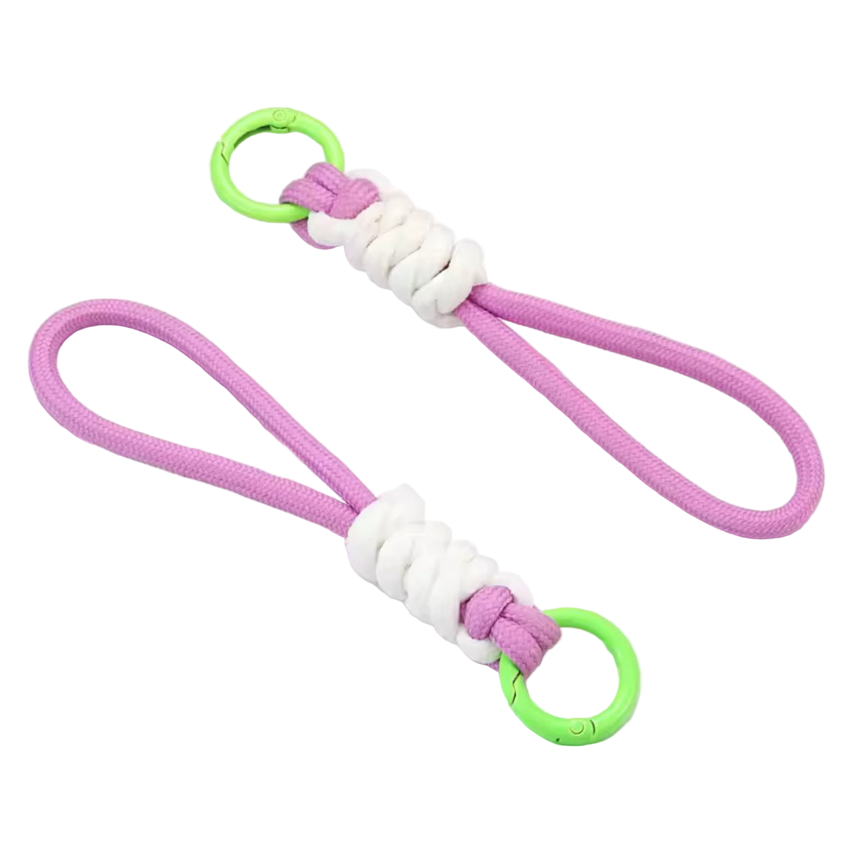 Llavero de cuerda trenzada