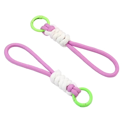 Llavero de cuerda trenzada