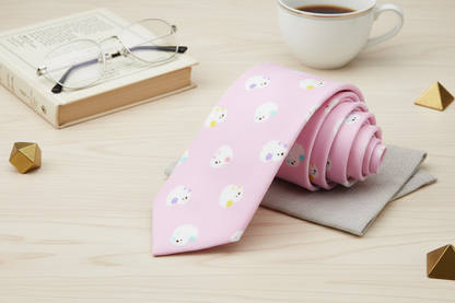 Corbata de pato blanca