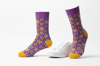 Chaussettes Mosaïque Violette