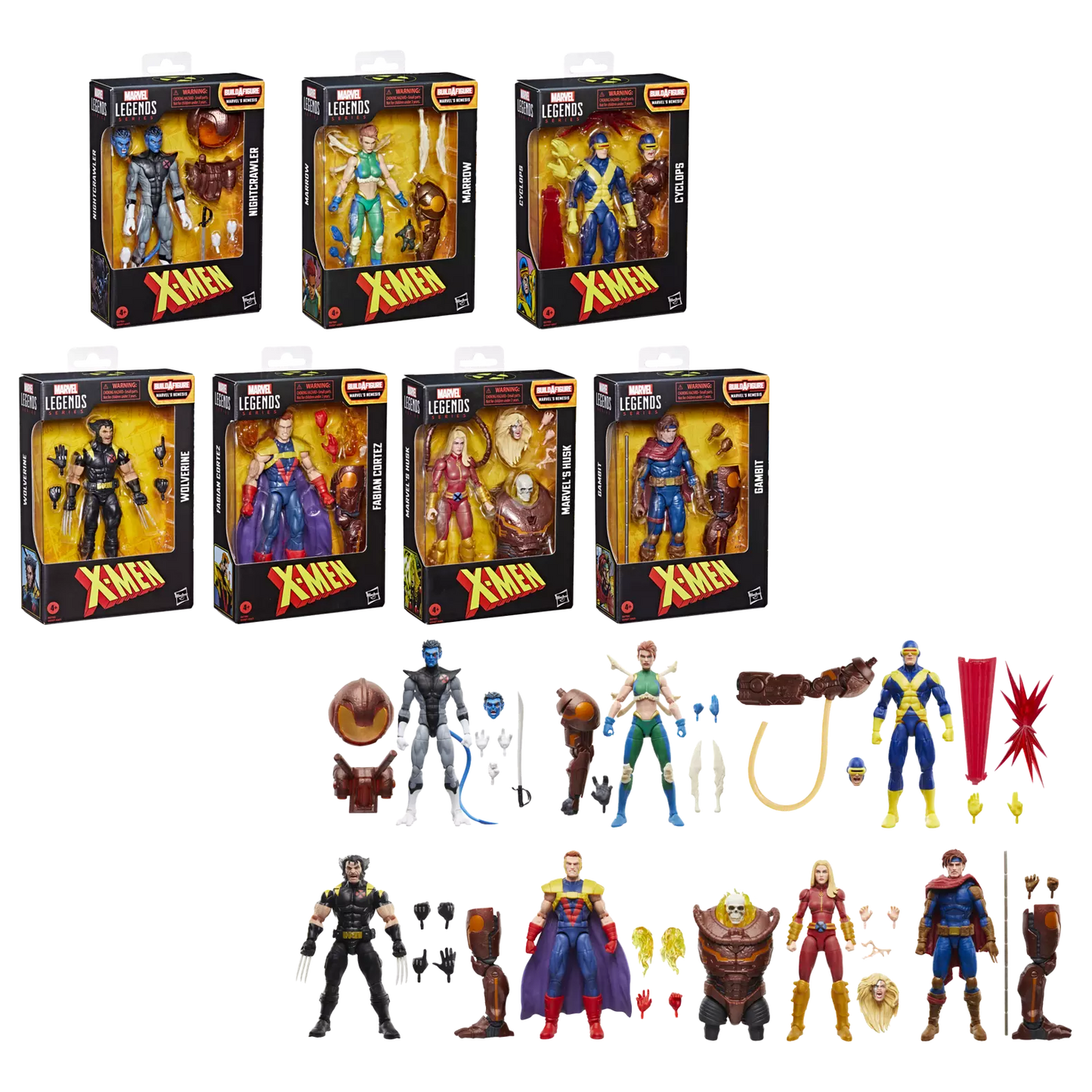 marvel legends series x treme x men wolverine hasbro