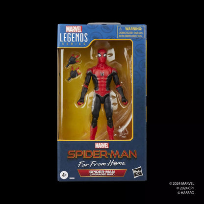 marvel legends series spider man upgraded suit hasbro