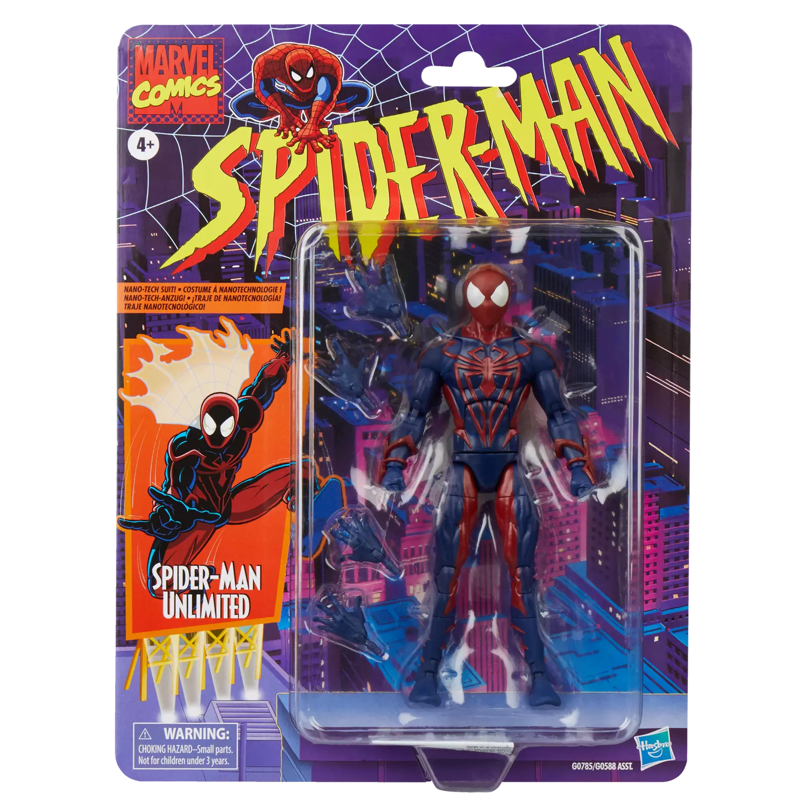 marvel legends series spider man unlimited hasbro