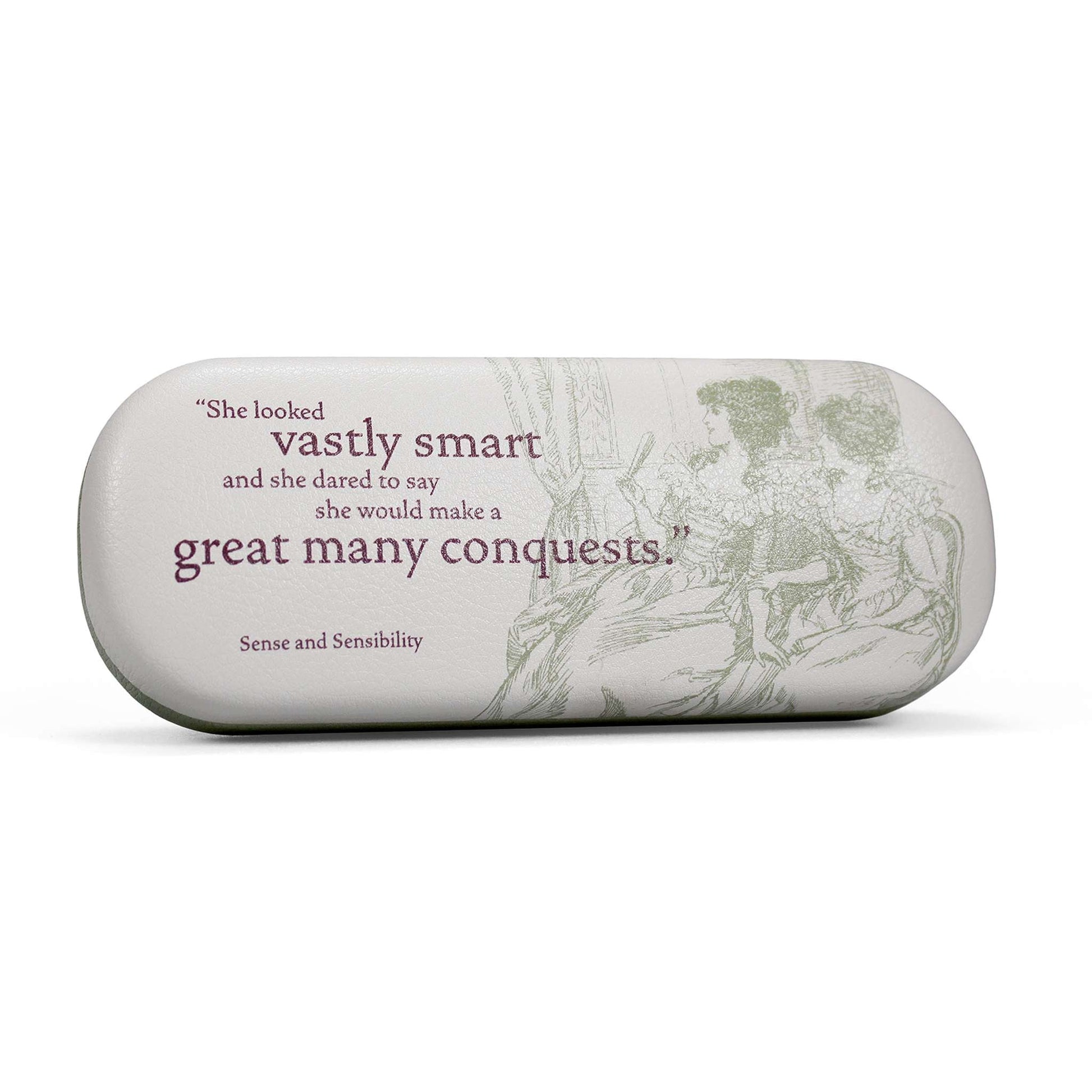 Étui à lunettes Jane Austen - rigide Pulteney Press