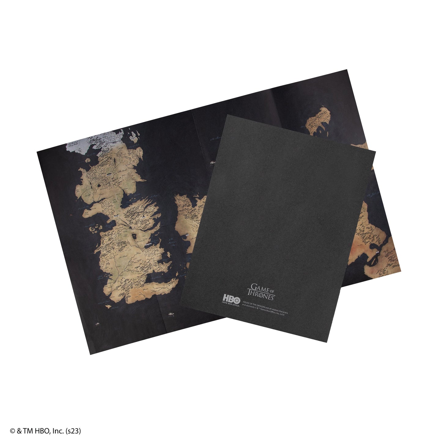 Carnet Westeros avec Carte incluse