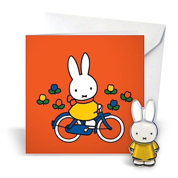 Biglietto con piccolo oggetto Miffy Rabbit 