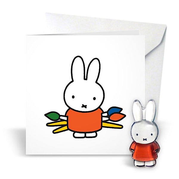 Biglietto con piccolo oggetto Miffy Rabbit 