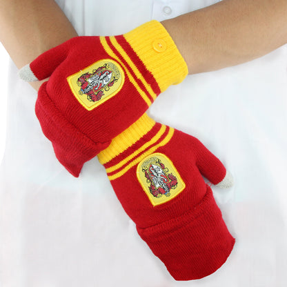 *Mitaines avec Moufles Amovibles Gryffondor Rouge