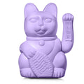 Gran gato de la suerte de color lila