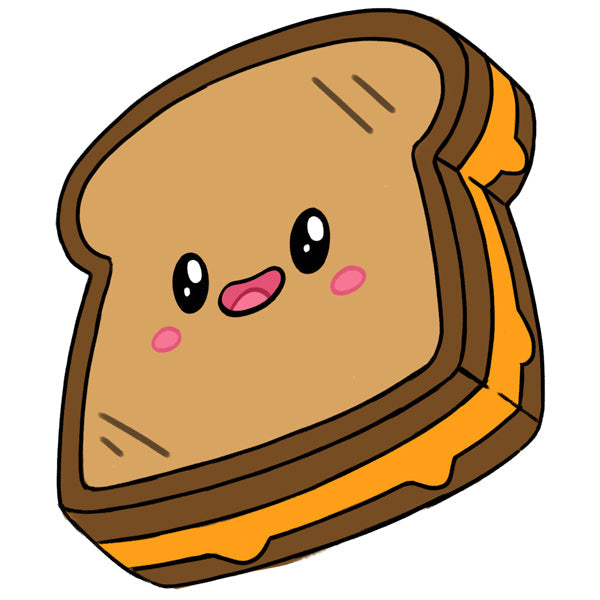 Peluche Comfort Food Squishable – Croque Fromage