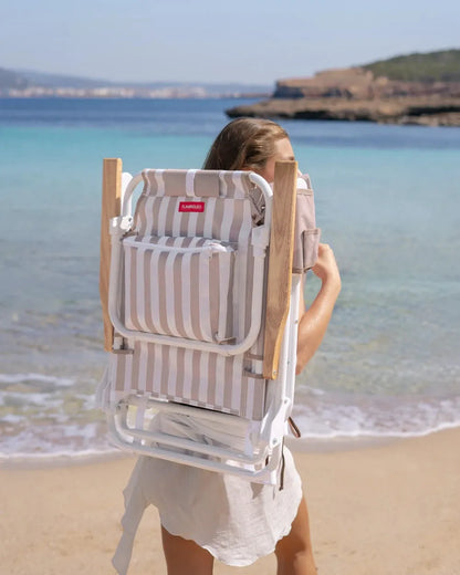 Silla de playa reclinable con nevera – MISTRAL