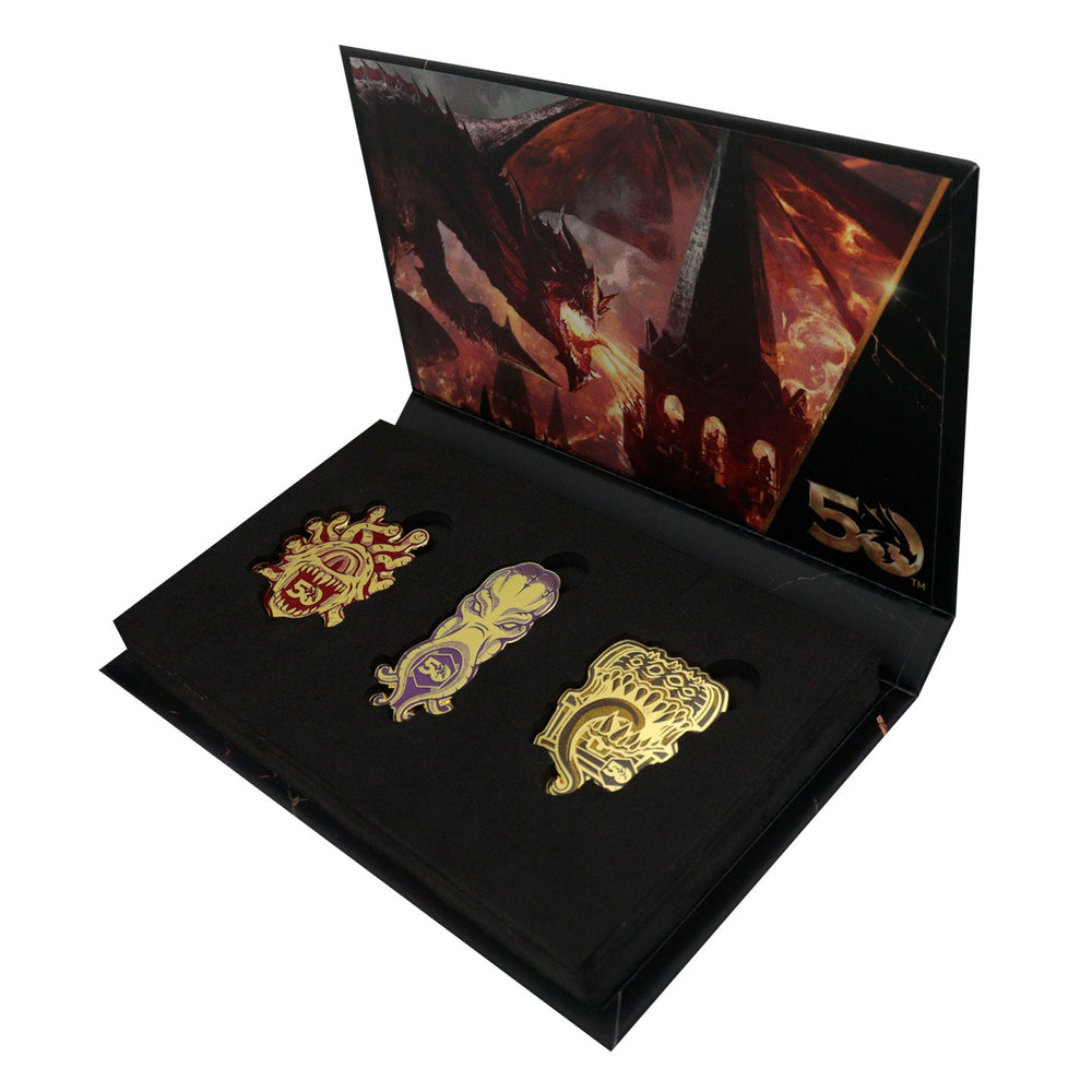 Dungeons & Dragons Pins - 50th Anniversary Set of 3