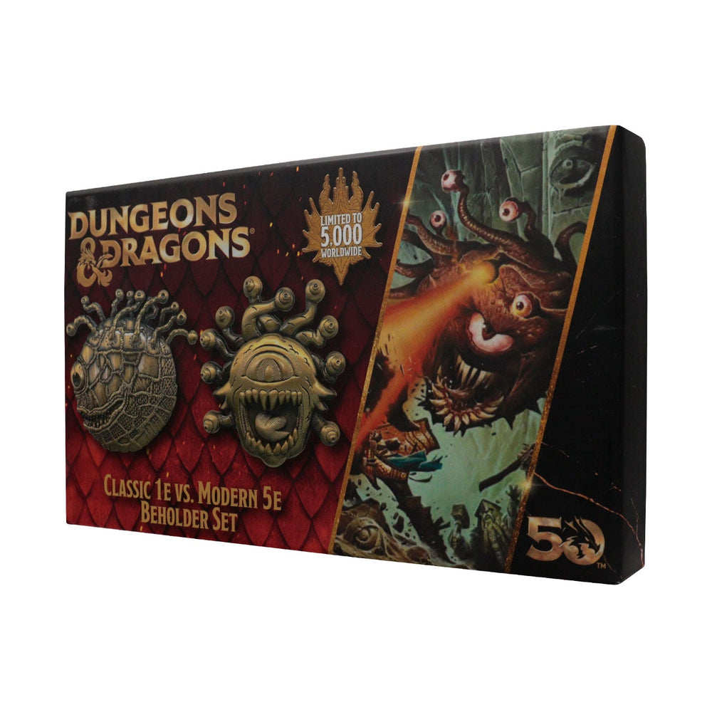 Dungeons & Dragons Collector Medallion Set - 50th Anniversary Beholder Twin
