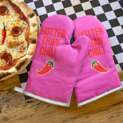 Maniques de cuisine “Hotter than chili”