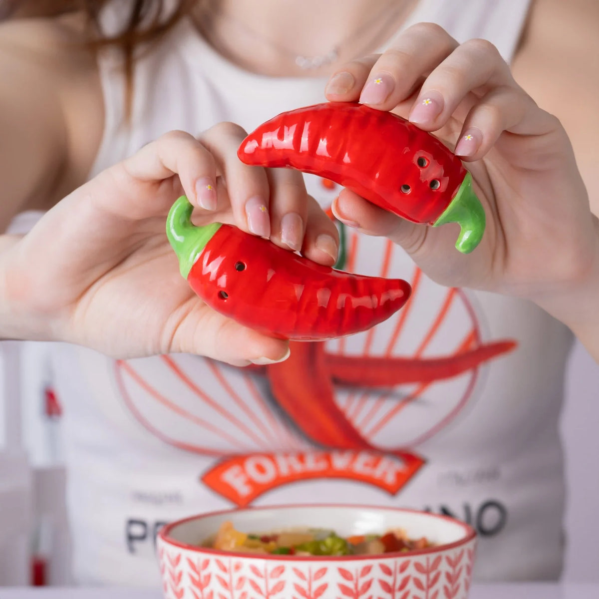 Salière et poivrière « Chilli »