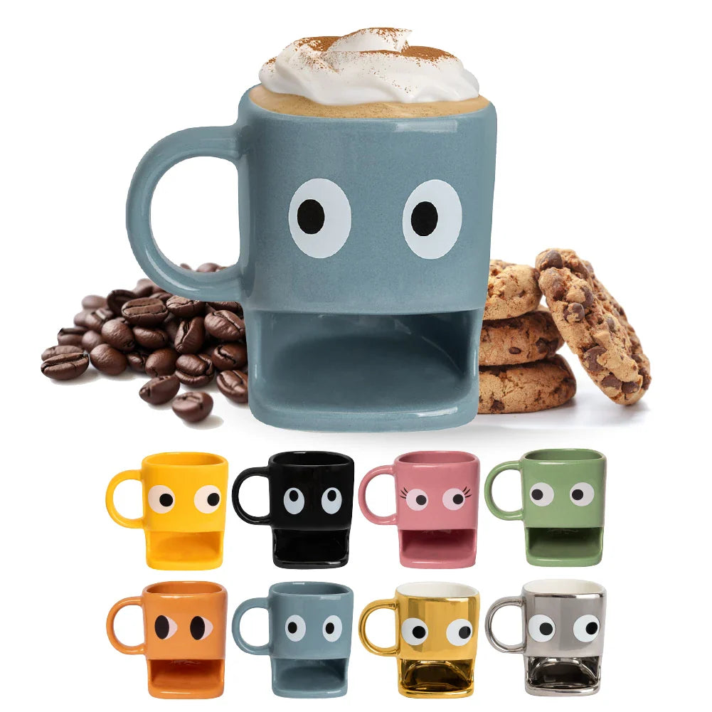 Mug à biscuits bleu – 240 ml