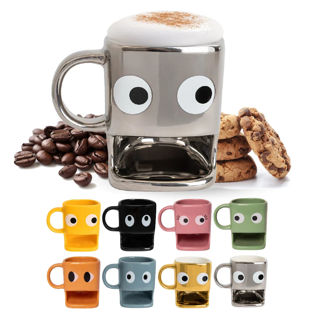 Mug à biscuits argenté – 240 ml