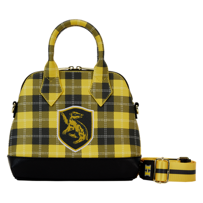 Bolso bandolera con parche universitario de Harry Potter y Hufflepuff 