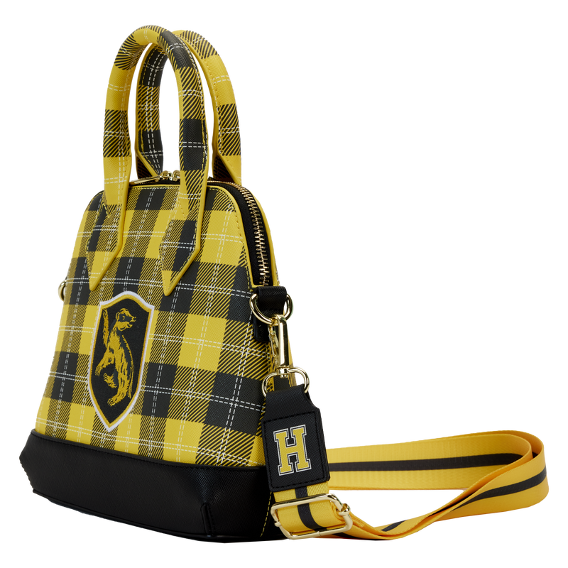 Bolso bandolera con parche universitario de Harry Potter y Hufflepuff 