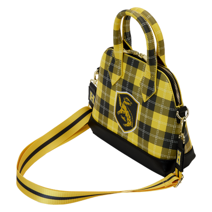 Bolso bandolera con parche universitario de Harry Potter y Hufflepuff 