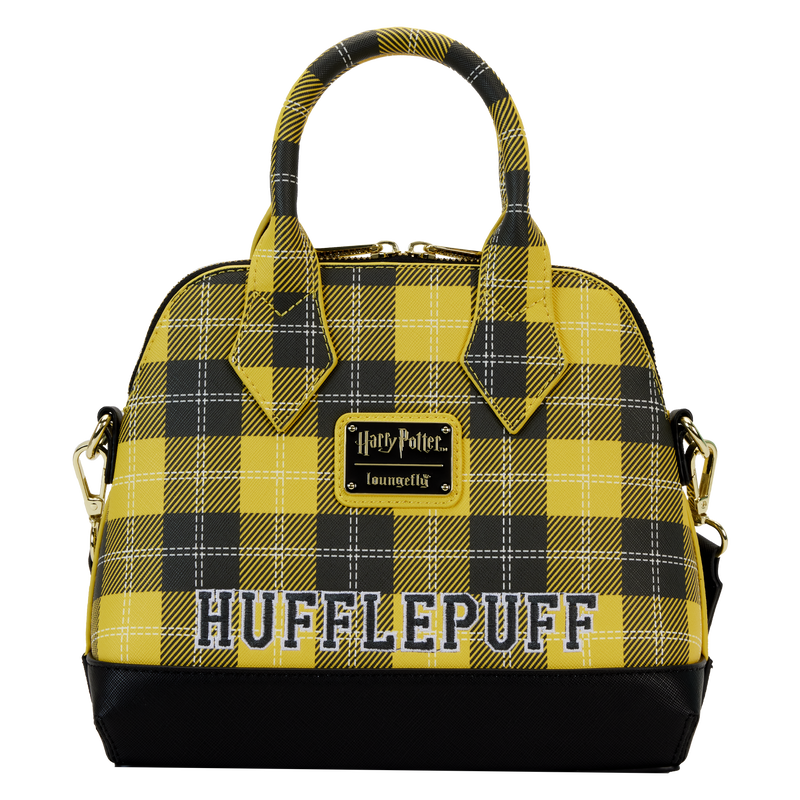 Bolso bandolera con parche universitario de Harry Potter y Hufflepuff 