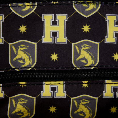 Bolso bandolera con parche universitario de Harry Potter y Hufflepuff 
