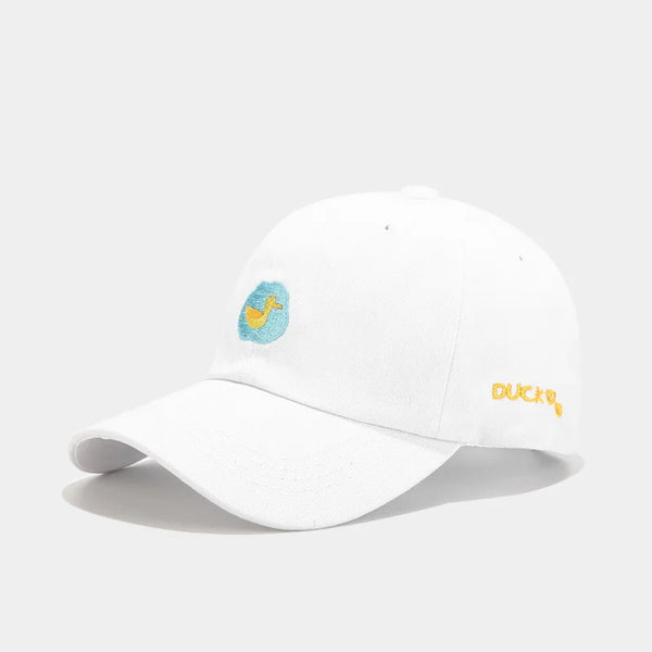 Gorra de pato blanca "Duck"