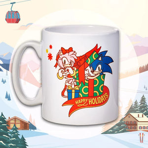 Sonic the Hedgehog "Happy Holidays" mok
