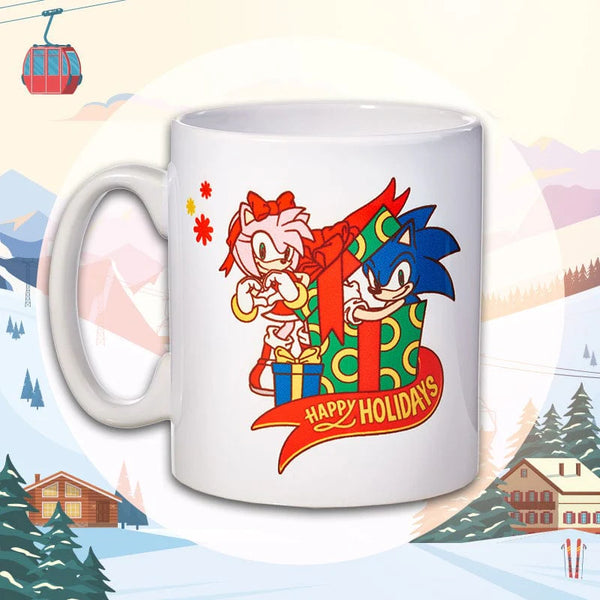 Tazza "Buone Feste" di Sonic the Hedgehog