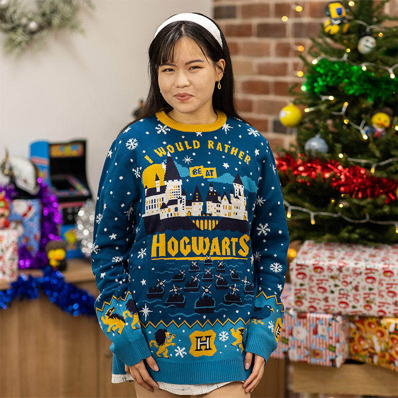 Weihnachtspullover Harry Potter - Poudlard