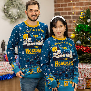 Harry Potter kersttrui - Zweinstein