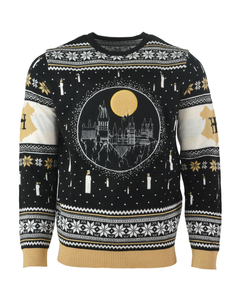 Harry Potter Christmas sweater - LED Hogwarts